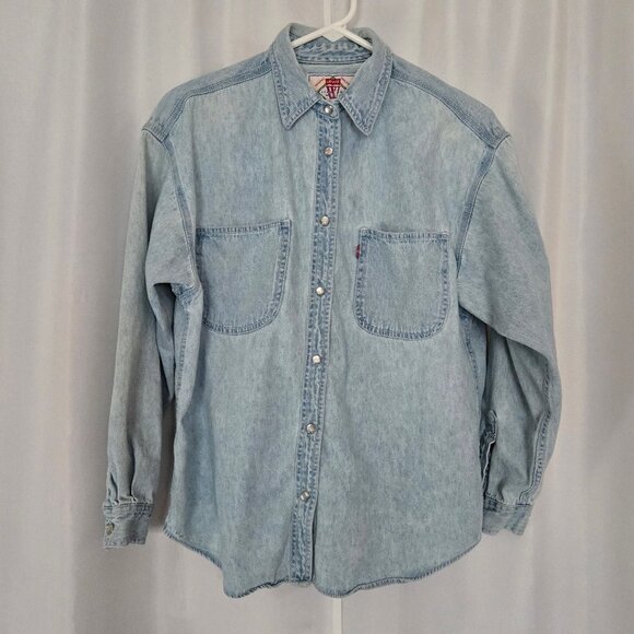Vintage Levi's Snap front denim shirt - Picture 1 of 9